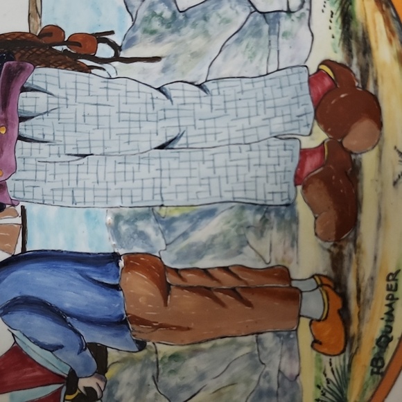 HB Quimper Musuem Quality Hexagonal Plate - Picture 16 of 16